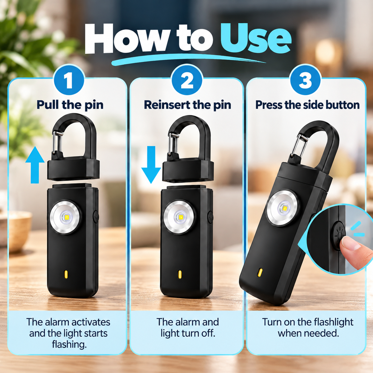 SafeAlone™ - Personal Safety Alarm