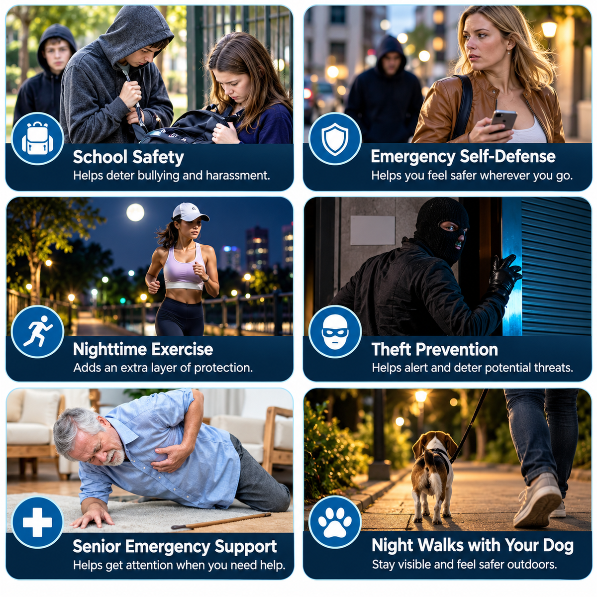 SafeAlone™ - Personal Safety Alarm